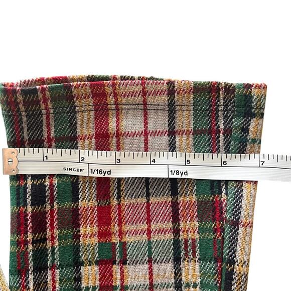 Free People Clean Crop Flare Trouser Pants Red Green Paid Size 0 - Picture 7 of 8